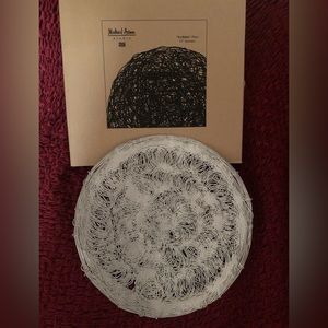 New Michael Aram scribble aluminum plate .  12 inches Made in India. $100.00